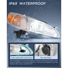 Nilight Headlight Assembly Compatible with 1998 1999 2000 Toyota Corolla