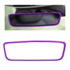 BWBWND Car Rear View Mirror Protector Frame, Silicone Rearview Trim