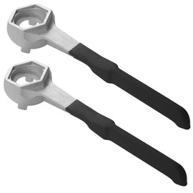 WINTOWIN Aluminum Drum Wrench, Bung Wrench, Barrel Opener Tool for Opening 10 15 20 30 55 Gallon Drum, Fits 2" and 3/4" Bung Cap