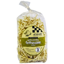 Al Dente Pasta, Garlic Parsley Fettuccine Noodles, 12 oz (341 g)(Pack of 1)