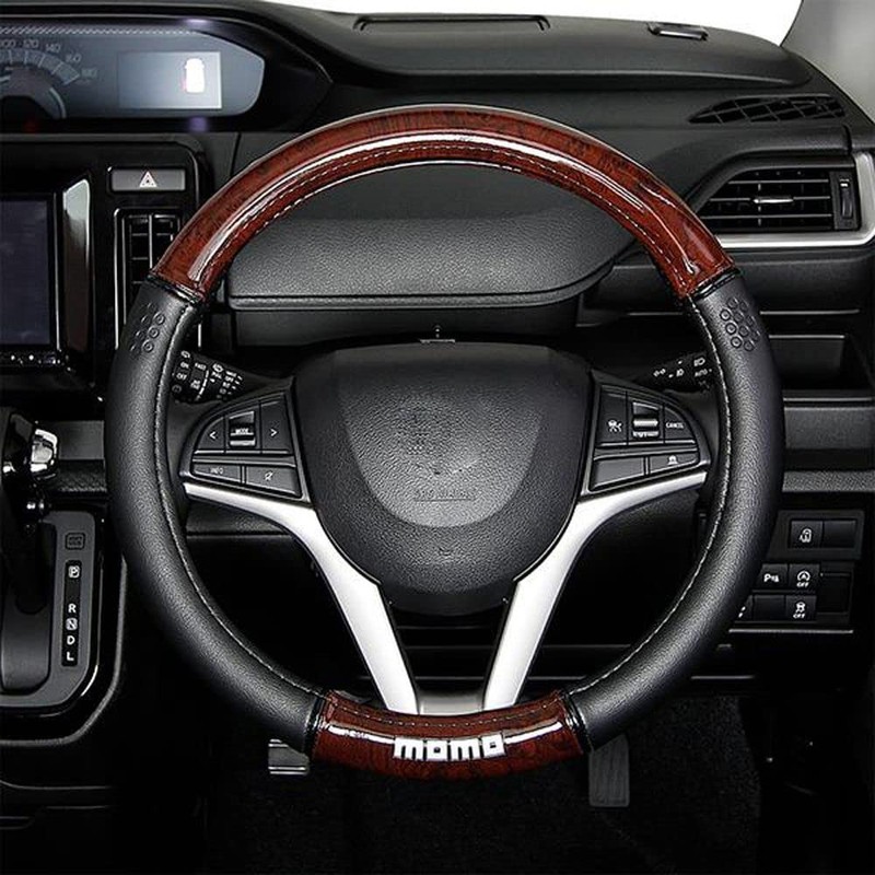 LUXURY WOOD Luxury Wood MOMO Momo Steering Wheel Cover Steering