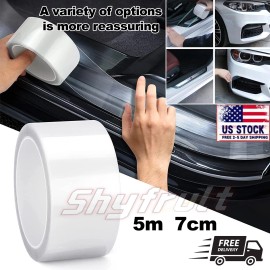 SHYFRULT For Toyota-Car Doors Plate Sill Scuff Cover Anti-Scratch Decal Sticker Protector