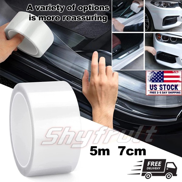 SHYFRULT For Toyota-Car Doors Plate Sill Scuff Cover Anti-Scratch Decal