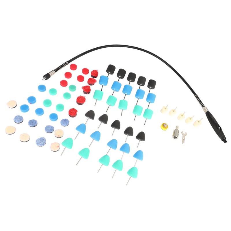 Polishing Pad Car Detailing Drill Polish Pads Sponge Flexible Shaft