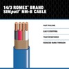 Southwire 63946926 Romex SIMpull NM-B Cable, Blue Jacket, Copper, Solid