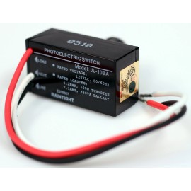 Creative Hobbies Pack of 2- Outdoor Hard-Wired Post Eye Light Control with Photocell Light Sensor