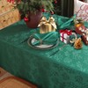 Honellaty Christmas Rectangular Tablecloth, Spillproof Wrinkle Resistant Jacquard Table Cloth
