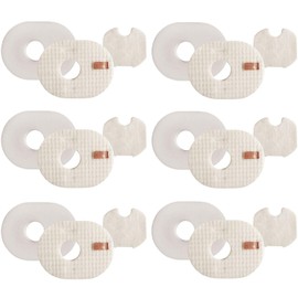 ITidyHome 6-Pack Shark Rocket Vacuum Filter Replacement for HV300, HV301, HV300W, HV302, HV305, HV310, UV450 Foam & Felt Filter Kit, Replacement Parts # XFFV300