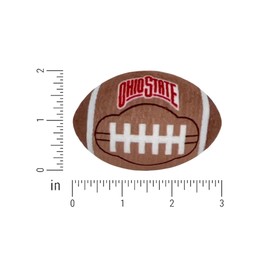 Bobbi-Dobbiez Attachable Plushie Ohio State University Football – Attaches to Backpacks, Bags, Shoes, Water Bottles, and More