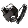 Motorcycle Helmet Lock for 22mm-28mm Handlebar Retractable Steel Cable with