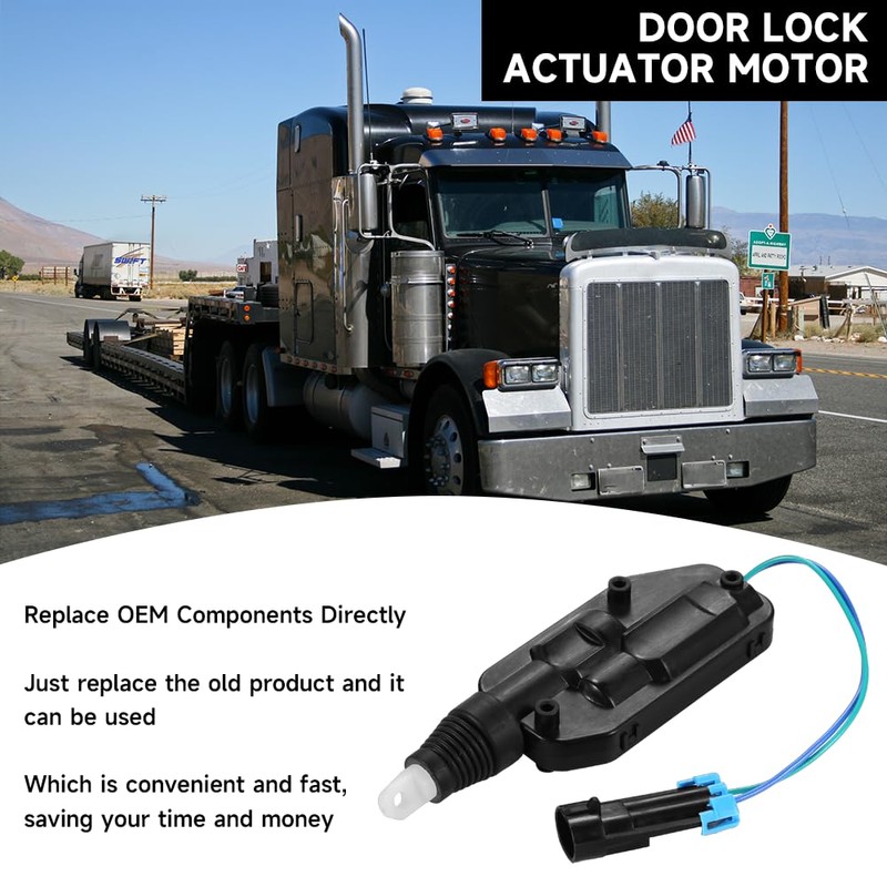 Car Door Lock Actuator Motor - Compatible for Peterbilt 337