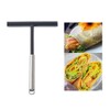 2 Pack T Shape Stainless Steel Batter Spreader Scraper with