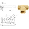 DollaTek 4pcs T8 Lead Screw nut Pitch 2mm Lead 8mm