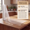 PABUSIOR Cabinet Drawer Liner Clear: Dual-Sided Non-Slip 100%EVA 11" x