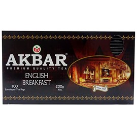 Akbar English Breakfast 100 Enveloped Tea bags