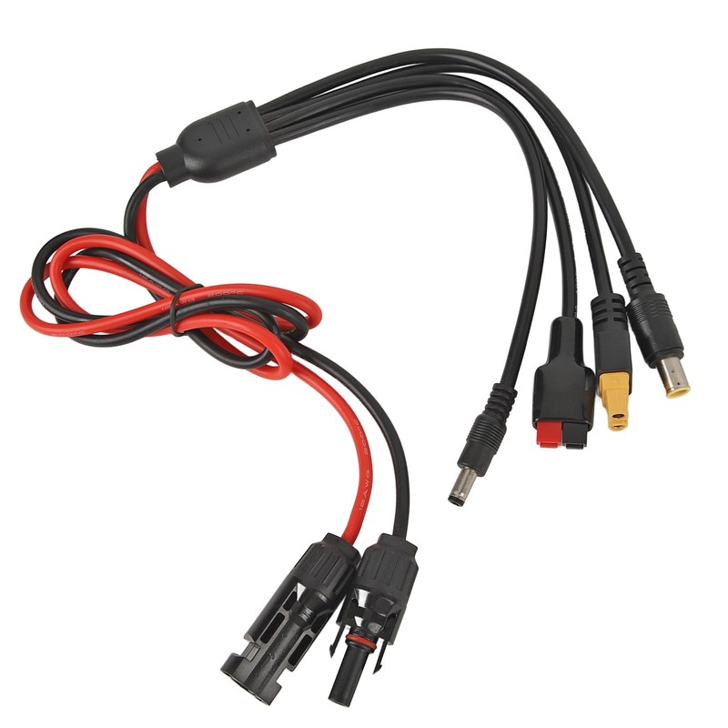 Solar Connector to XT60 Female Adapter Cable Weather Resistant Multi