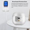 240V Plug Power Meter Electricity Usage Monitor,PIOGHAX Energy Watt Voltage