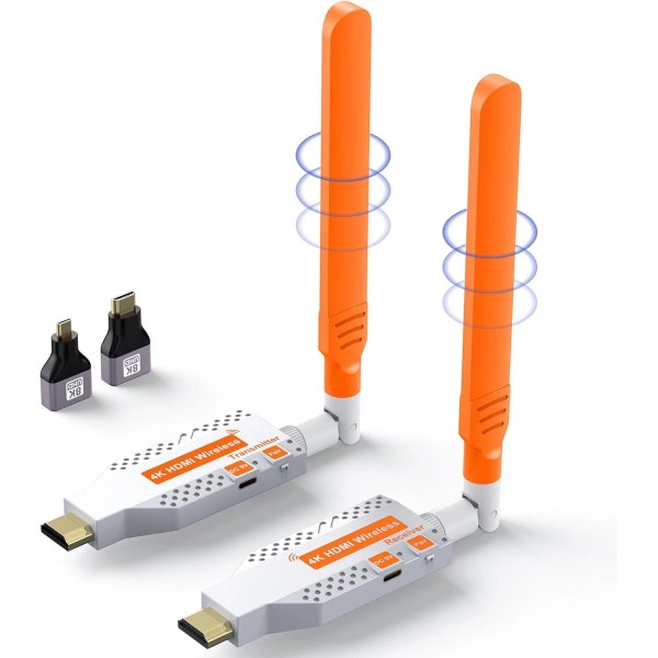 Coolpie 5.8G 150M Wireless HDMI Transmitter and Receiver 3840x2160P@30H