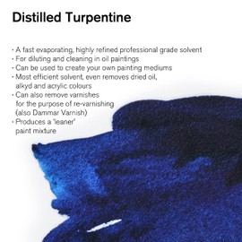 Winsor & Newton Distilled Turpentine, 75ml (2.5-oz) Bottle