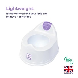 Bambino Mio Eco Potty, Compact and Lightweight, White
