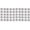 50Pcs M8 Female Thread Coupling Nut Rugged Stainless Steel Maintenance