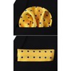 HISDERN Yellow Ties for Men Polka Dot Wedding Tie Handkerchief