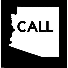 Universal Call Sign, State of Arizona (AZ)  Vinyl Sticker
