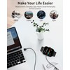 YANMONGI Smart Watch Charger for Jugeman P99 3.3Ft/100cm 2 Pin