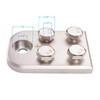 4 Spot Flat Lug Style Battery Terminal Blocks Bolt USE
