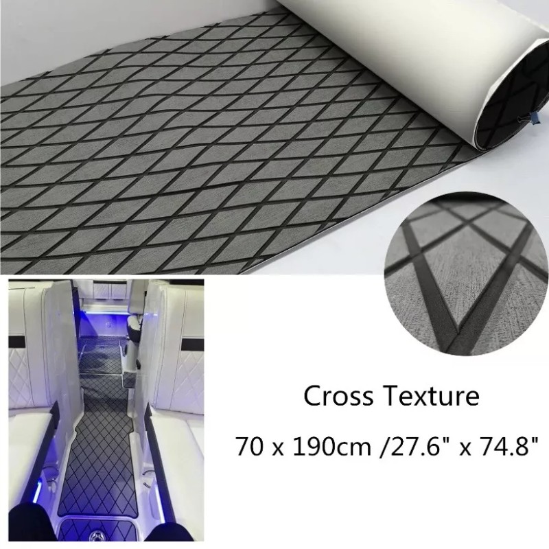 EVA BOAT Dark Grey Diamond EVA Foam Marine Boat Adhesive