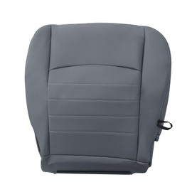 UINIEBOOM Driver Bottom Leather Seat Cover, Replacement Gray Driver Side Seat Cover Compatible with Dodge Ram 1500 2500 3500 4500 5500 ST Work Truck 2013-2018