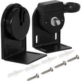 Generic Shade Cordless Bracket for Coolaroo Outdoor Exterior Roller Blind, Indoor and Outdoor Roller Shade(Cordless Bracket,Black)