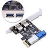 Multibao 2 Ports PCI-E USB 3.0 with 4 Pin molex