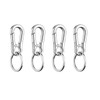 4 Pieces Metal Keychains, Lobster Holder, Pocket Keychain, Detachable Keychain,