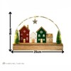 Marco Paul Large LED Light Up Christmas Village Scene Houses