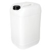 Canister with screw cap, natural colour, size 25 litres