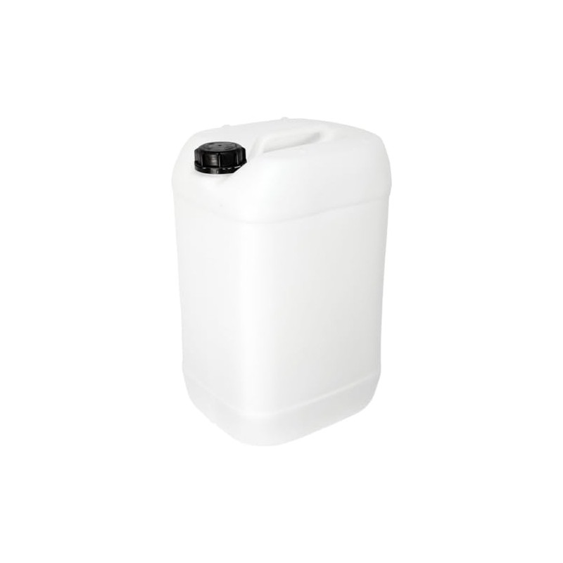 Canister with screw cap, natural colour, size 25 litres