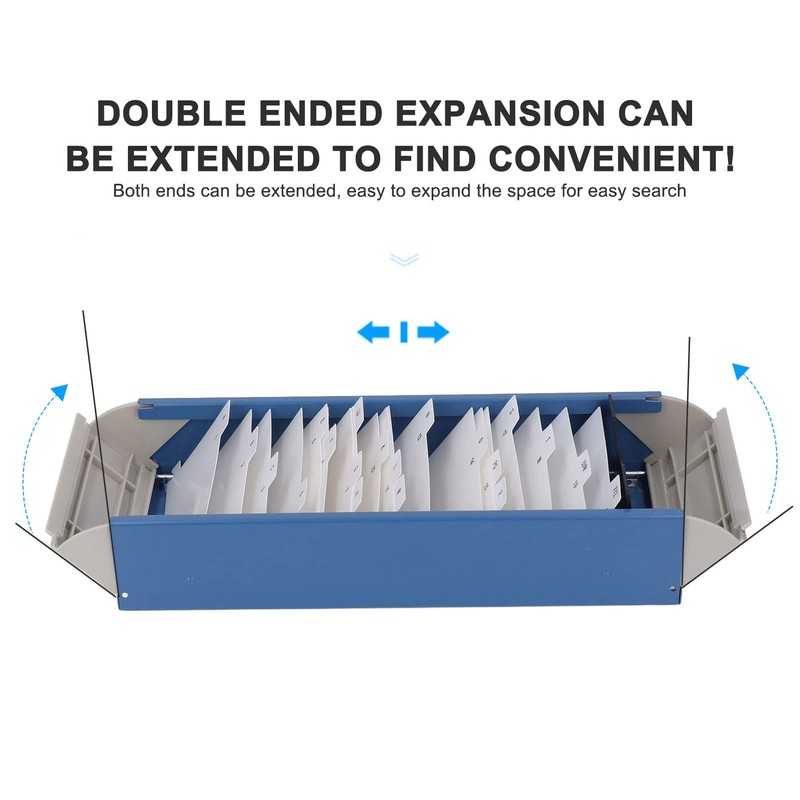 flexman Index Card Holder, 4.3 x 2.6 x 10.5 Inches,