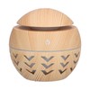 130ml Air Humidifier USB Aromatherapy Wood Grain Humidifier with 7