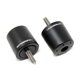 SSK Aluminum Bar End Type B Color: Matte Black SUZUKI GSX1300R HAYABUSA Hayabusa 1999