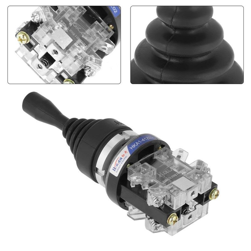 Momentary Joystick Switch 2NO 2-position AC380V 5A HKA1-41Z02 Return Momentary