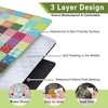 Supfitness Extra Large Picnic Blankets Waterproof Foldable (60"x 80") Boho