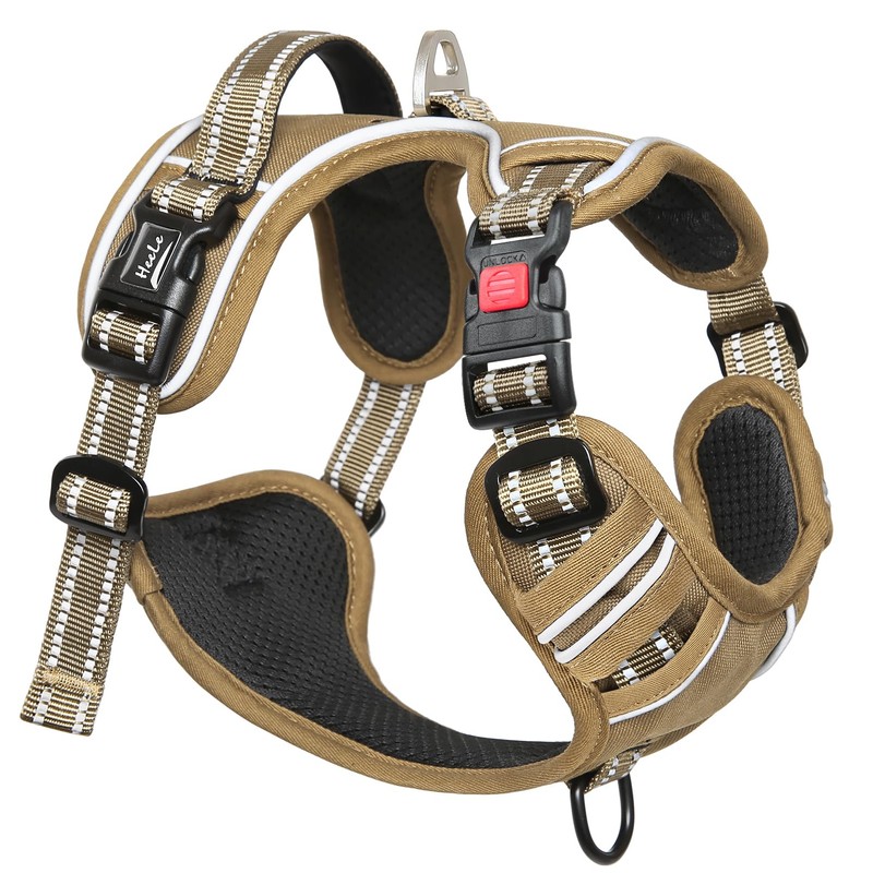 HEELE Dog Chest Harness, for Running, with Lockable Snap Closure,