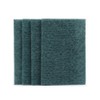 Generic Fine Multi-Scrubber, 4 Count, Heavy Duty, Utility Sponge, Green,