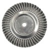 Twist Wire Wheel Wire Brush, Arbor, 10"
