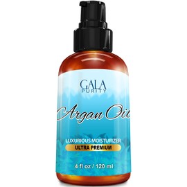 Gala Purity - Moroccan Argan Oil Cold Pressed, Unrefined & Virgin 4 Oz - Best for Hair, Beauty & Skin Care