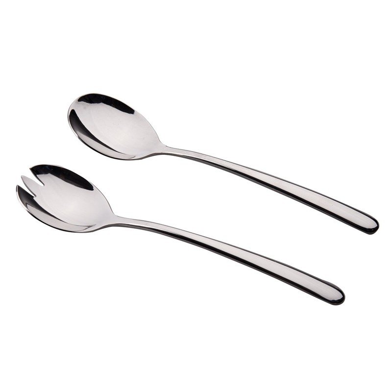 IMEEA® Salad Fork and Spoon Serving Set Stainless Steel 21cm/8.3inch,