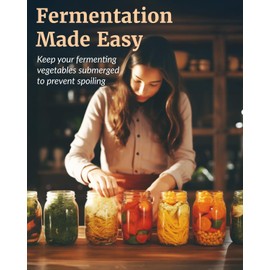 Elementi Elementi Fermentation Weight Set of 2 - Easy to Use Glass Fermenting Weights, Perfect Fit for Wide Mouth Mason Jars, Highly Durable Soda-Lime Glass Fermentation Kit for Sauerkraut, Kimchi & More