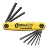 Bondhus 12591 GorillaGrip Set of 9 Hex Fold-up Keys, sizes