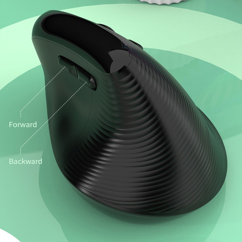 Bluetooth Wireless Mouse 4000DPI Ergonomic Design Reduce Muscle Strain Vertical